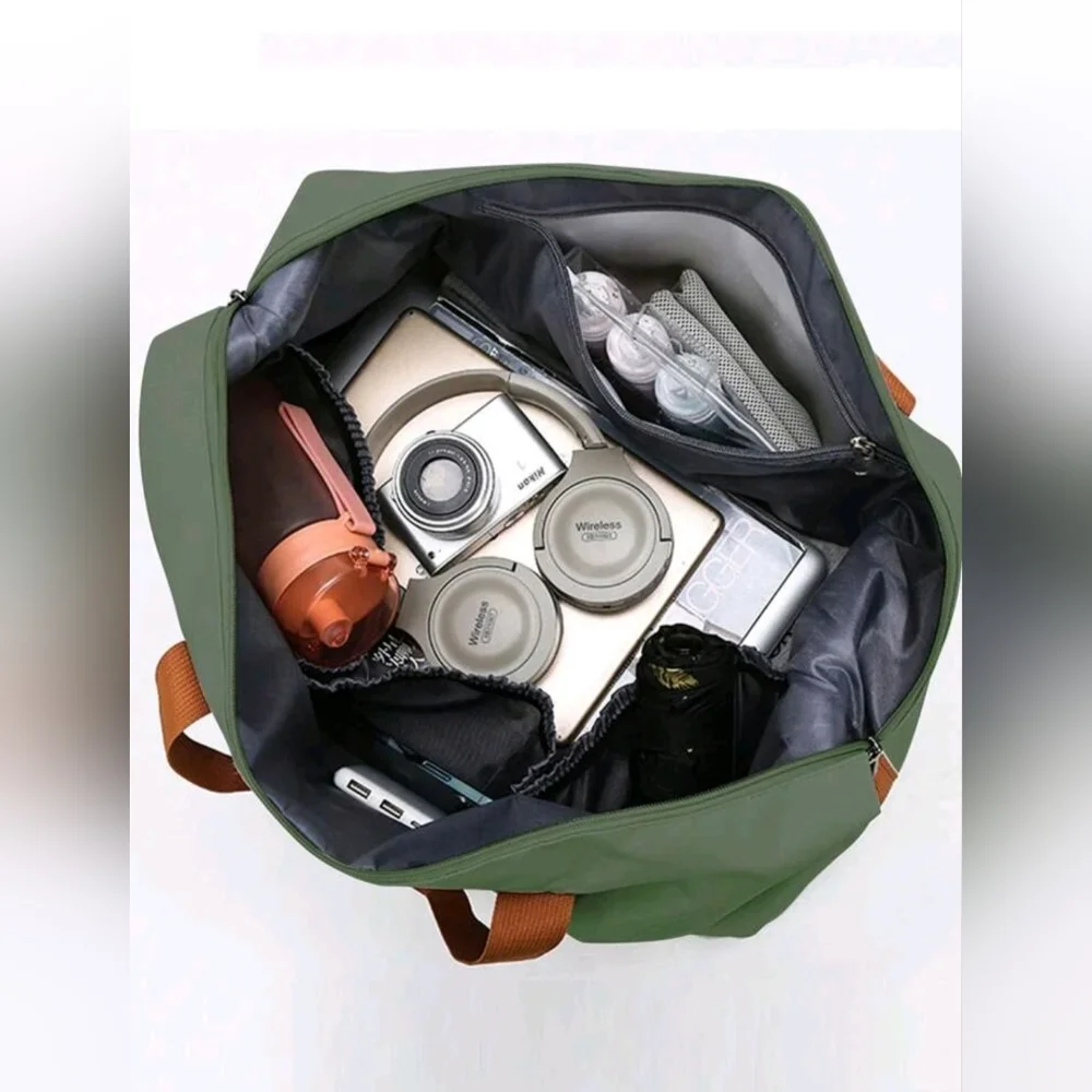 NEW Green Duffle Bag